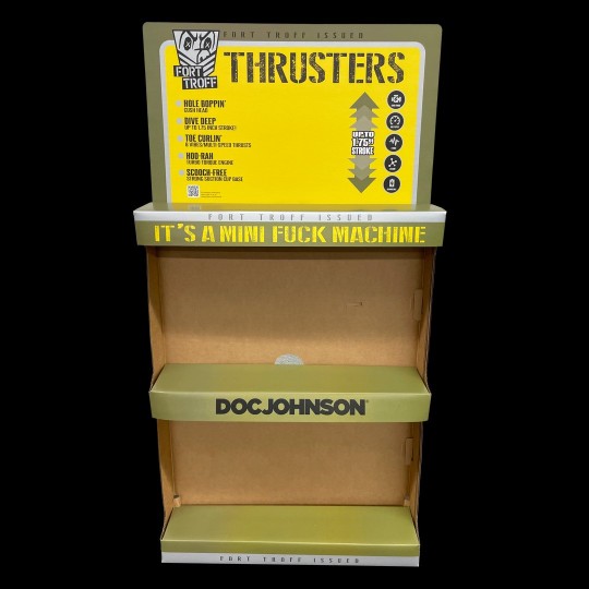 THRUSTERS - MINI FUCK MACHINE - CORRUGATED DISPLAY