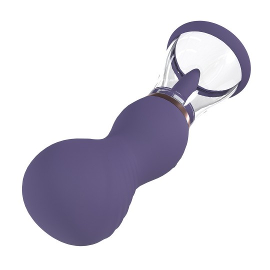 SENSUAL - RECHARGEABLE VULVA AND BREAST PUMP - PURPLE