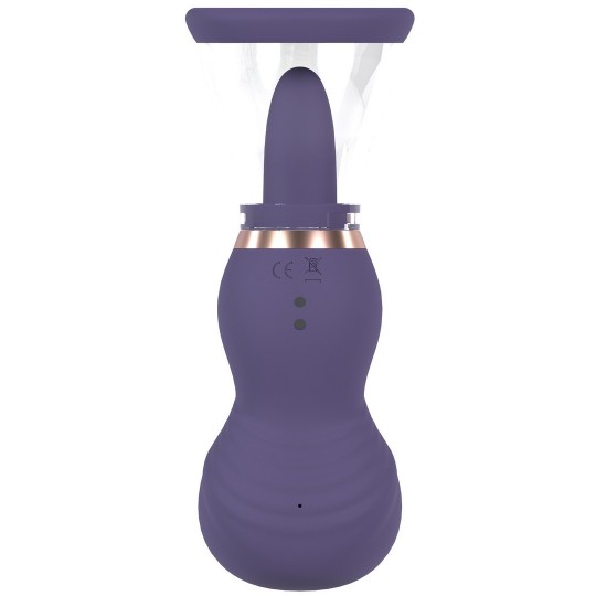 SENSUAL - RECHARGEABLE VULVA AND BREAST PUMP - PURPLE
