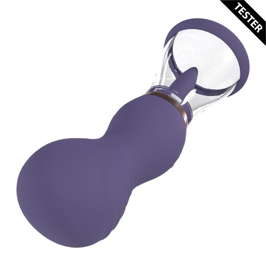 SENSUAL - RECHARGEABLE VULVA AND BREAST PUMP - PURPLE - TESTER