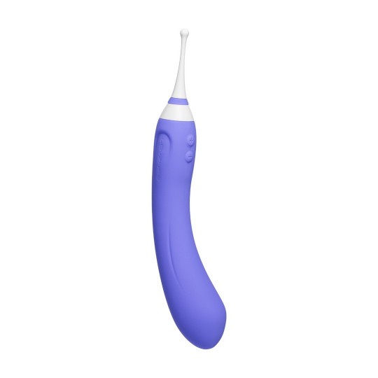 HYPHY - REMOTE CONTROL DUAL-ENDED VIBRATOR WITH ATTACHMENTS - PURPLE