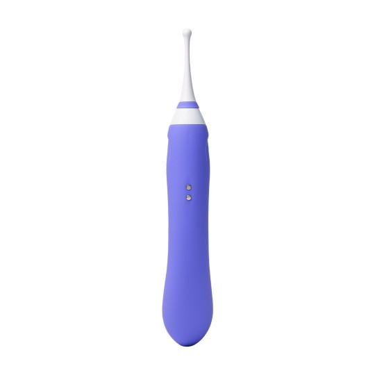 HYPHY - REMOTE CONTROL DUAL-ENDED VIBRATOR WITH ATTACHMENTS - PURPLE