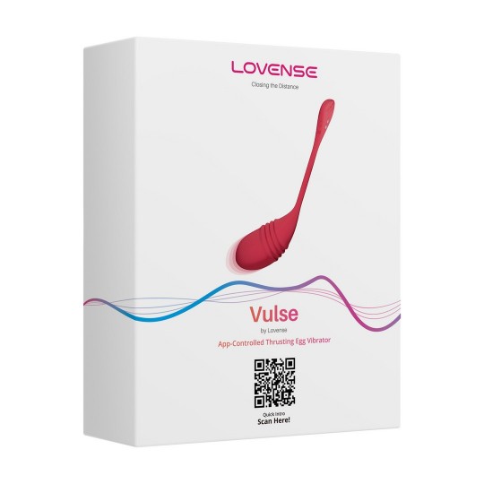 VULSE - APP-CONTROLLED THRUSTING EGG VIBRATOR - RED