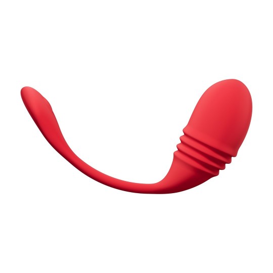 VULSE - APP-CONTROLLED THRUSTING EGG VIBRATOR - RED