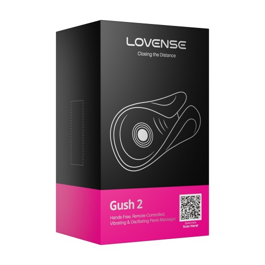 GUSH 2 - VIBRATING AND OSCILLATING PENIS MASSAGER - GREEN