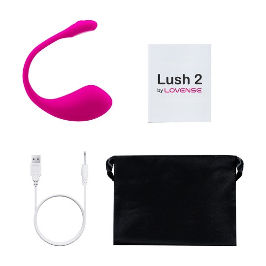 LUSH 2 - POWERFUL APP-CONTROLLED WEARABLE G-SPOT EGG VIBRATOR - PINK