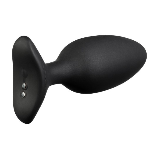 HUSH 2 - APP-CONTROLLED VIBRATING BUTT PLUG - 1.5 / 3,8 CM - BLACK