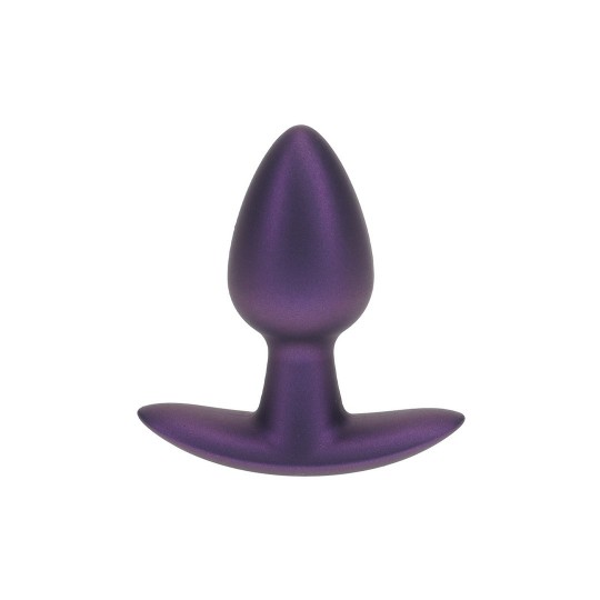 SMOOTH SILICONE ANAL PLUG - SMALL - 2.6 / 6,5 CM - METALLIC PURPLE