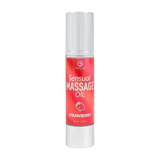 ACEITE DE MASAJE CON SABOR A FRESA 50 ML SECRET PLAY