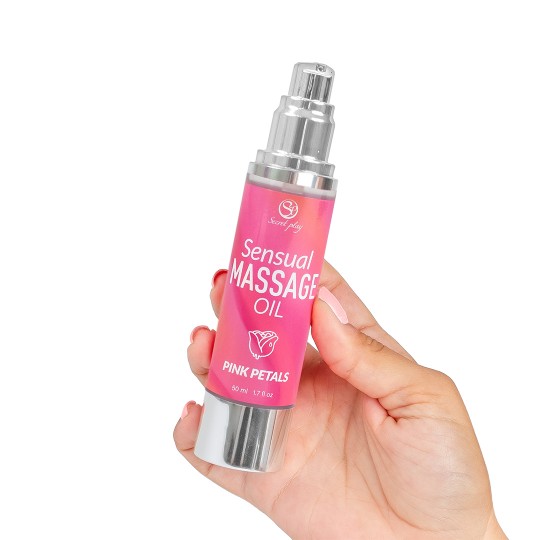 ACEITE DE MASAJE CON AROMA DE PÉTALOS DE ROSA 50 ML SECRET PLAY