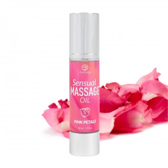 OLIO DA MASSAGGIO AROMATICO AI PETALI DI ROSA 50 ML SECRET PLAY