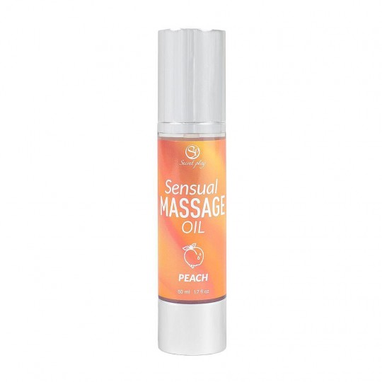 ÓLEO DE MASSAGEM AROMA PÊSSEGO 50 ML SECRET PLAY