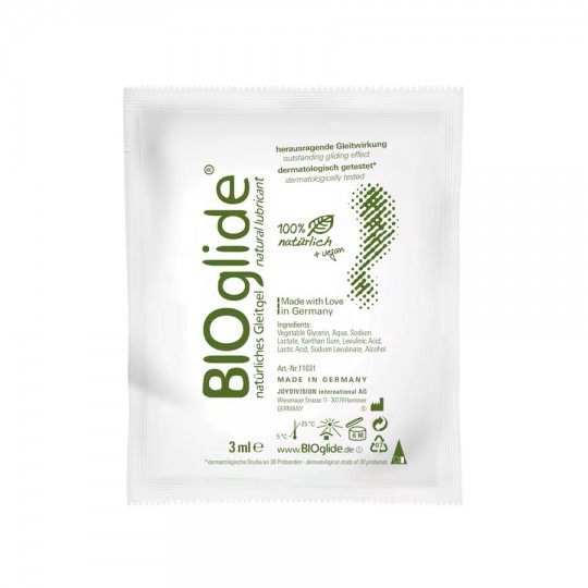 SAQUETA LUBRIFICANTE BIOGLIDE 3 ML