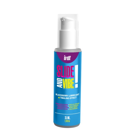 INTT SLIDE AND VIBE  WATER BASED LUBRICANT WITH VIBRATION 35ML