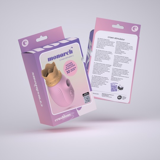 CRUSHIOUS MONARCH CLITORAL STIMULATOR PINK