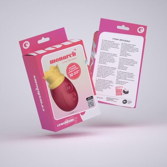 CRUSHIOUS MONARCH CLITORAL STIMULATOR RED