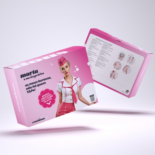 MARTA L'HÔTESSE DE L'AIR POUPÉE GONFLABLE BLONDE CRUSHIOUS