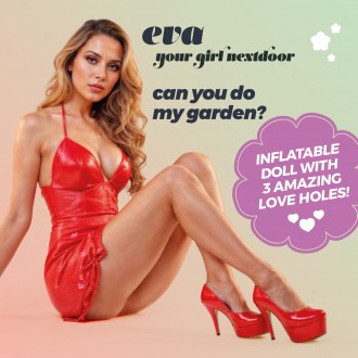 EVA LA VECINITA MUÑECA INFLABLE RUBIA CRUSHIOUS