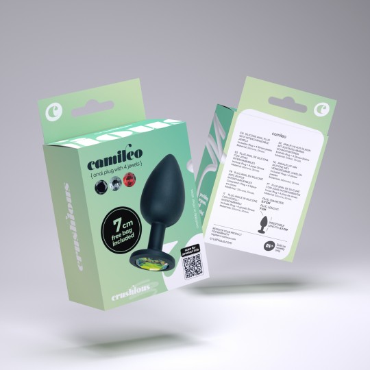 МАЛЕНЬКАЯ АНАЛЬНАЯ ПРОБКА CRUSHIOUS CAMILEO С 4 СМЕННЫМИ УКРАШЕНИЯМИ