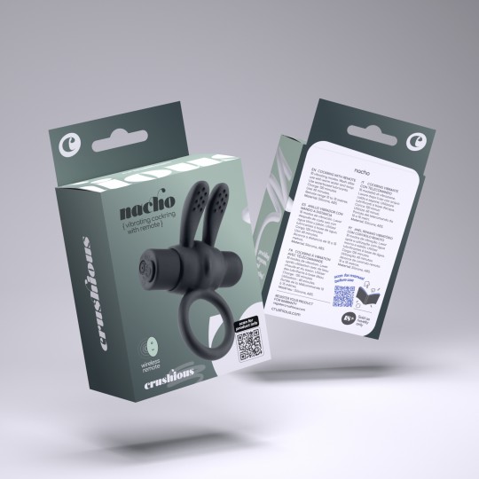 NACHO COCKRING VIBRANTE CON TELECOMANDO