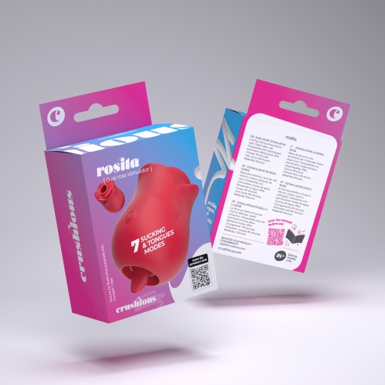 CRUSHIOUS ROSITA CLITORAL STIMULATOR WITH TONGUE