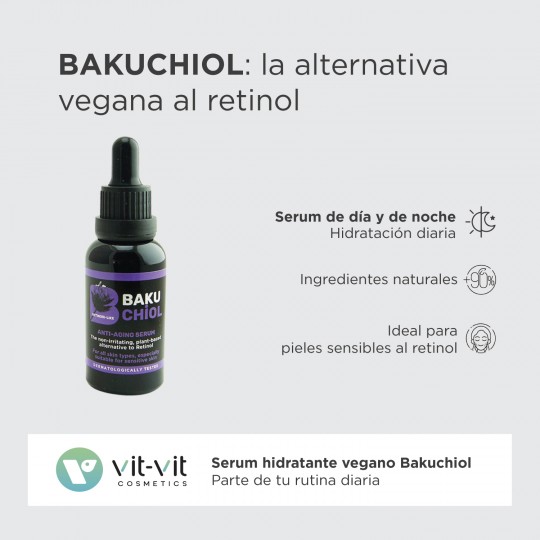 SERÚM ANTI-EDAD BAKUCHIOL VIT VIT COSMETICS 30ML