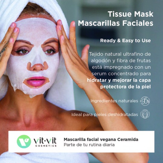 MASQUE FACIAL CERAMIDE RESTORATIVE VIT VIT COSMETICS 20GR