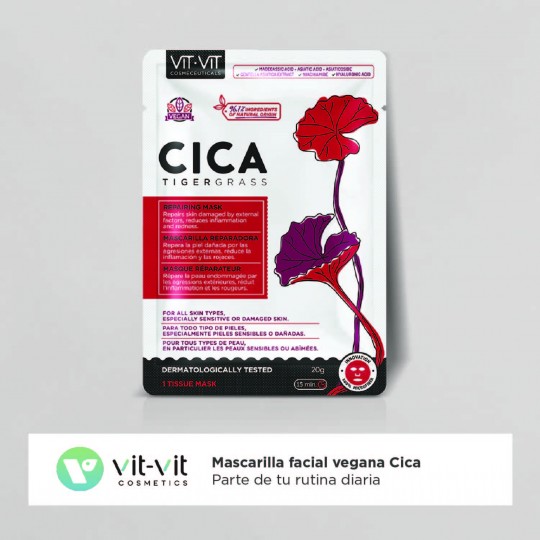 MASQUE FACIAL CICA TIGERGRASS VIT VIT COSMETICS 20GR
