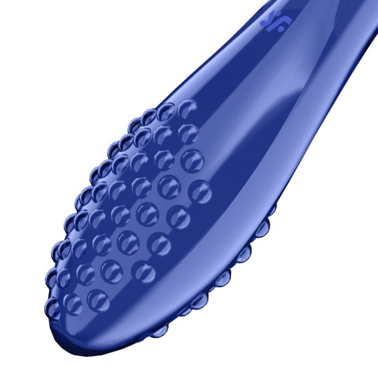 GODE EN VERRE DAZZLING CRYSTAL 2 BLEU SATISFYER