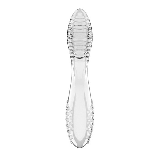 DILDO DE VIDRO DAZZLING CRYSTAL 2 TRANSPARENTE SATISFYER