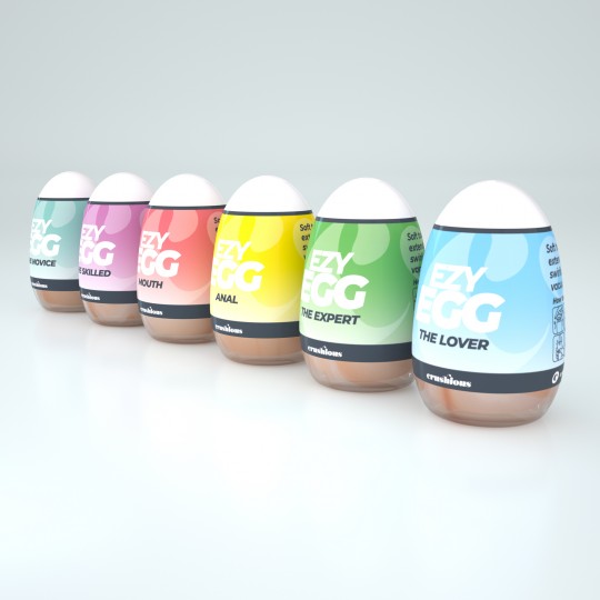 МАСТУРБИРУЮЩИЕ ЯЙЦА 6 ШТ.