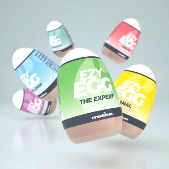 CRUSHIOUS EZY EGG 6 PACK MASTURBATING EGGS