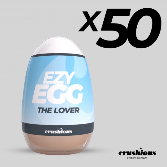 УПАКОВКА ИЗ 50 МАСТУРБАТОРОВ CRUSHIOUS EZY EGG THE LOVER