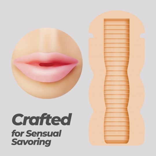 ПОРТАТИВНЫЙ ОРАЛЬНЫЙ МАСТУРБАТОР CRUSHIOUS FAPPUCINO SWEET KISS