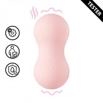 VIBRATING AND HEATING MASSAGER - PINK - TESTER