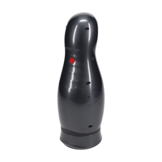 VIRTUO - SUCTION AND VIBRATION MASTURBATOR PUMP WITH PHONE ATTACHMENT - GUN METAL