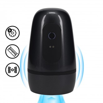 MASTURBADOR DE SUCCIÓN DE PRESIÓN NEGATIVA CON VIBRACIÓN PULSAR GUN METAL PUMPED