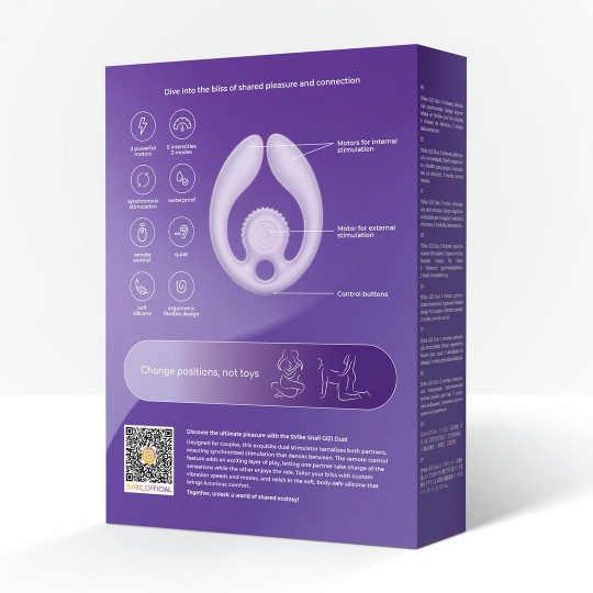 GIZI DUO - ESTIMULADOR DOBLE PARA PAREJAS - LILA