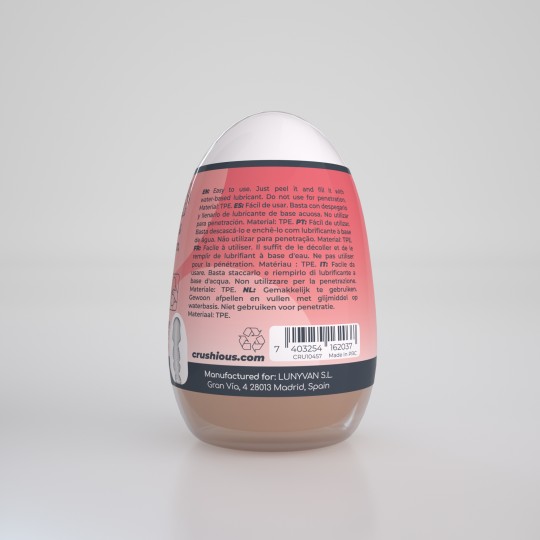 HUEVO MASTURBADOR EZY EGG ORAL CRUSHIOUS