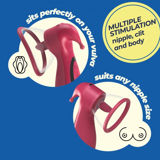 CRUSHIOUS SACI CLITORAL AND NIPPLE STIMULASTOR WITH SUCTION