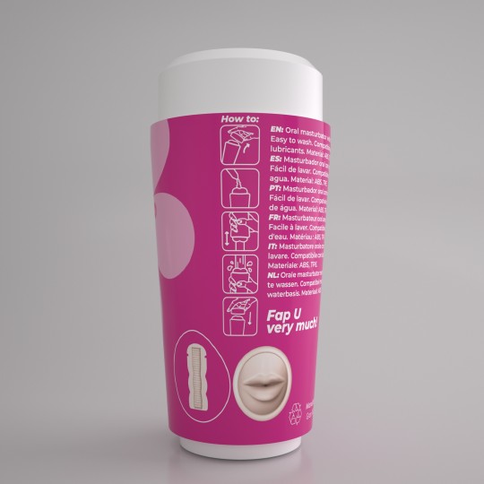 PACK DE 72 FAPPUCINO SWEET KISS MASTURBADOR ORAL PORTÁTIL CRUSHIOUS