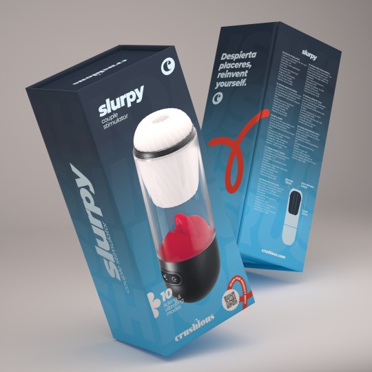 SLURPY MASTURBADOR 2 EM 1 DESMONTÁVEL CRUSHIOUS