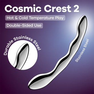DILDO EN METAL COSMIC CREST 2 SATISFYER