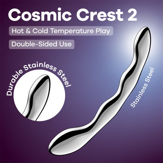GODE MÉTALLIQUE COSMIC CREST 2 SATISFYER