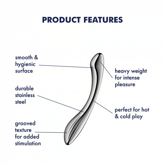 METALL DILDO PURE GRAVITY 1 SATISFYER