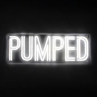 LED NEON BRAND SIGN - PUMPED