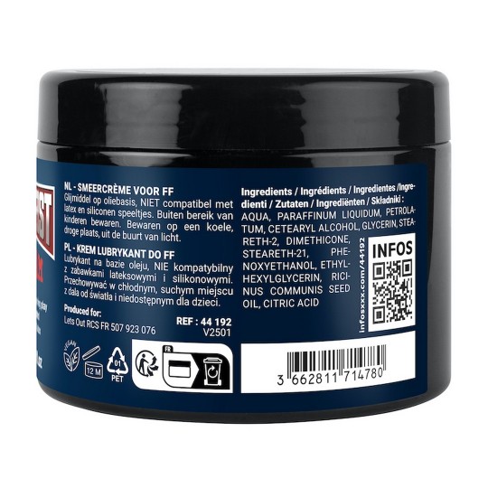 FF CREAM - OILBASED LUBRICANT - 16.9 FL OZ / 500 ML