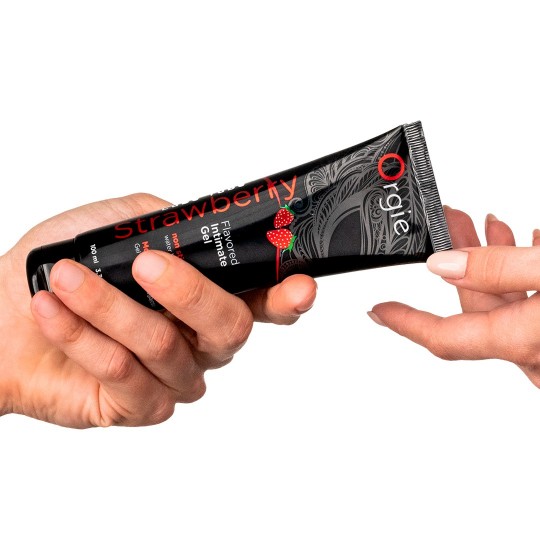 LUBRIFICANTE A BASE DI ACQUA AROMATIZZATO ALLA FRAGOLA 100ML ORGIE