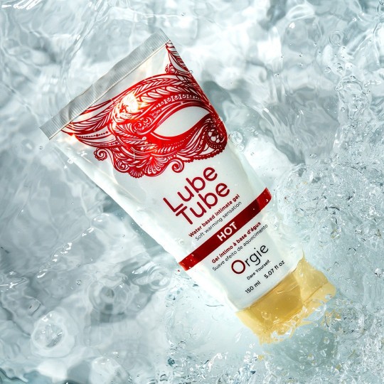 LUBRICANTE A BASE DE AGUA CON EFECTO CALOR LUBE TUBE 150ML ORGIE