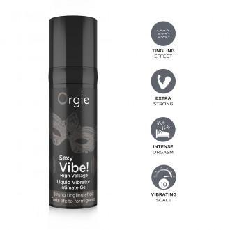 GEL MIT VIBRATION SEXY VIBE HIGH VOLTAGE 15ML ORGIE